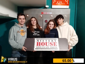escape room mystery house torino Virus 404