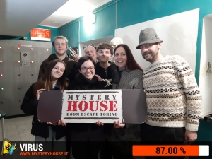 escape room mystery house torino Virus 404