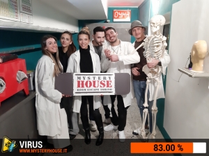 escape room mystery house torino Virus 404