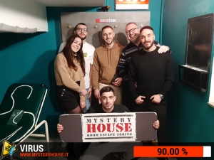 escape room mystery house torino Virus 404