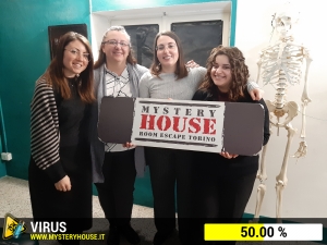 escape room mystery house torino Virus 404
