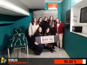 escape room mystery house torino Virus 404