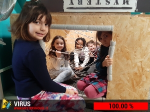 escape room mystery house torino Virus 404