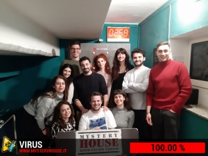 escape room mystery house torino Virus 404