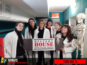 escape room mystery house torino Virus 404