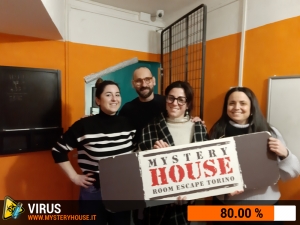 escape room mystery house torino Virus 404