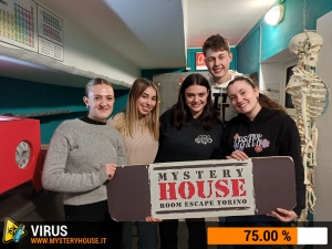 escape room mystery house torino Virus 404