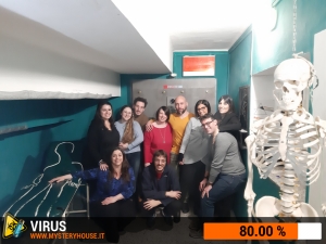 escape room mystery house torino Virus 404