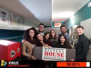 escape room mystery house torino Virus 404