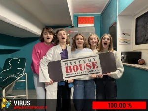 escape room mystery house torino Virus 404