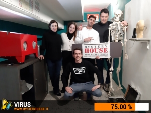 escape room mystery house torino Virus 404