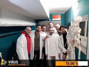 escape room mystery house torino Virus 404