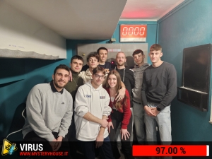 escape room mystery house torino Virus 404
