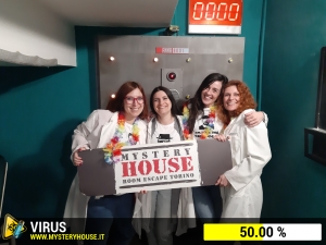 escape room mystery house torino Virus 404