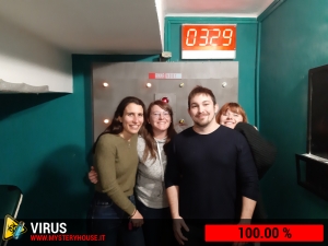 escape room mystery house torino Virus 404