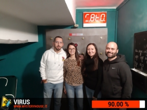 escape room mystery house torino Virus 404