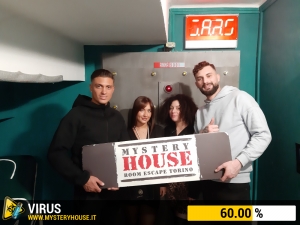 escape room mystery house torino Virus 404