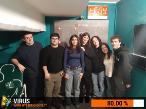 escape room mystery house torino Virus 404