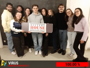 escape room mystery house torino Virus 404