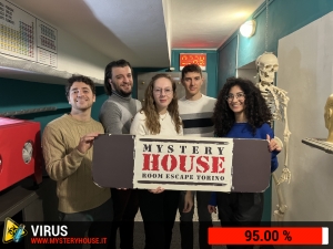 escape room mystery house torino Virus 404