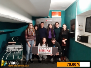 escape room mystery house torino Virus 404