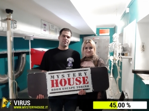 escape room mystery house torino Virus 404