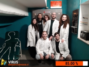 escape room mystery house torino Virus 404