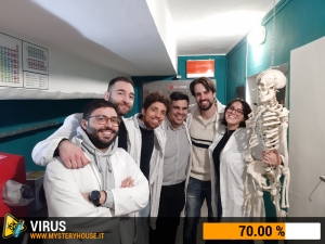 escape room mystery house torino Virus 404