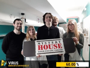 escape room mystery house torino Virus 404