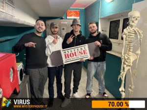 escape room mystery house torino Virus 404