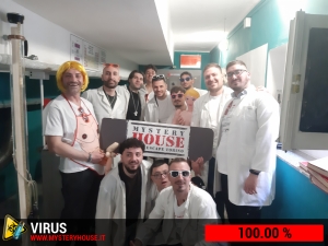 escape room mystery house torino Virus 404