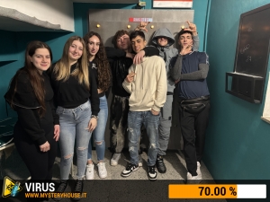escape room mystery house torino Virus 404