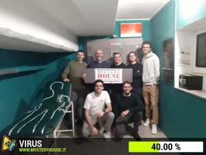 escape room mystery house torino Virus 404