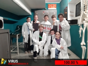 escape room mystery house torino Virus 404