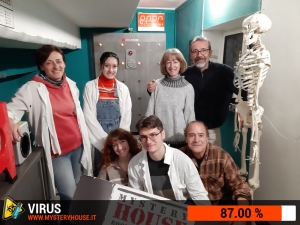 escape room mystery house torino Virus 404