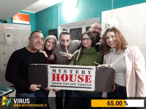 escape room mystery house torino Virus 404