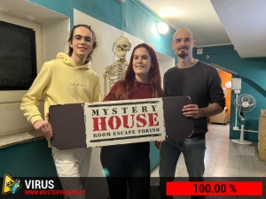 escape room mystery house torino Virus 404