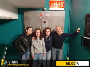 escape room mystery house torino Virus 404
