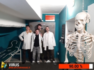escape room mystery house torino Virus 404