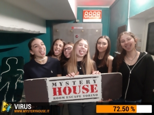 escape room mystery house torino Virus 404
