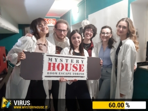 escape room mystery house torino Virus 404