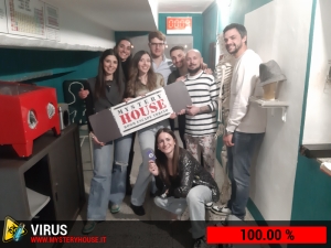 escape room mystery house torino Virus 404
