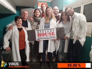 escape room mystery house torino Virus 404