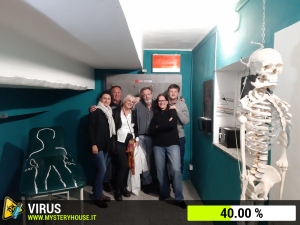 escape room mystery house torino Virus 404