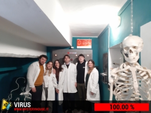 escape room mystery house torino Virus 404