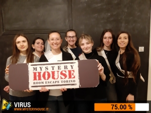 escape room mystery house torino Virus 404