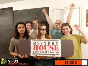 escape room mystery house torino Virus 404