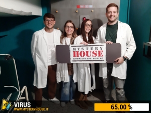 escape room mystery house torino Virus 404