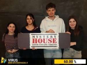 escape room mystery house torino Virus 404
