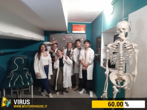 escape room mystery house torino Virus 404